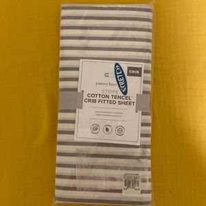 Pottery Barn Kids Striped Crib Sheets—NWT!